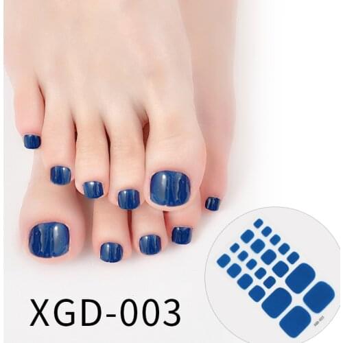 22tips/Sheet DIY Artificial False Toenails Solid Color Fake Toe Nails for Design Full Cover Foot Nail Art Tips Manicure Tools