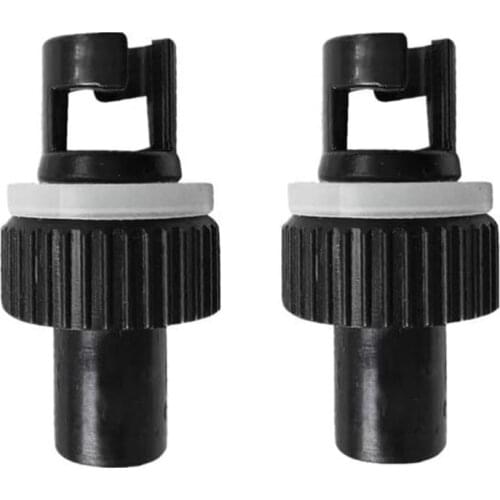 2 Pieces Inflatable Boat Kayak Valve Adapter Air Pump Hose Replacement H-R Valve Adapter for Boat Kayak Rubber Boats