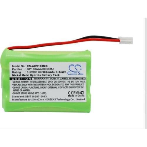 Cameron Sino 900mAh Battery GP100AAAHC3BMJ for Audioline Baby Care V100, G10221GC001474