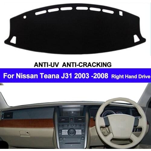 Car Dashboard Cover Dash Mat For Nissan Teana J31 2003 2004 2005 2006 2007 2008 Auto Sun Shade Dash Board Mat Pad Car Styling