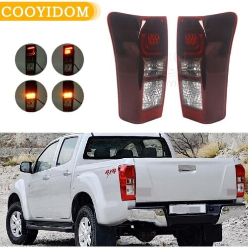 Car Rear LED Tail Light For Isuzu DMax D-Max Ute 2017 2018 2019 with wire Harness bulbs Replacement 8961253983 898125393