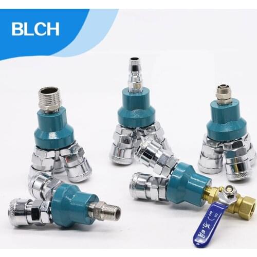 BLCH Pneumatic fitting 1/4" C type Quick connector High pressure coupling SMV/SMY/SML/SMX Air pump air compressor joint