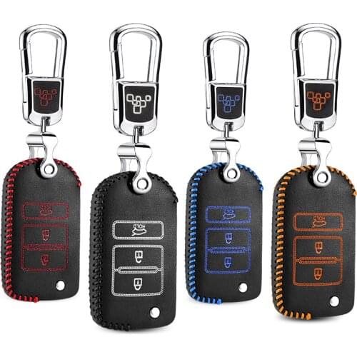 LUCKEASY For kia Cadenza 2013 kia K7 Car Key bag case wallet holder key cover