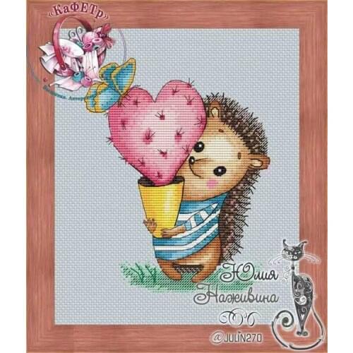 DD RS cotton self-matching cross stitch Cross stitch RS cotton comes with no prints Gifts from Hedgehogs