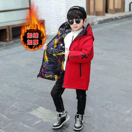 Winter Jacket Kids Toddler Boy Winter Coat Children Hooded Outerwear Autumn Girls Warm Jacket Children Clothing Baby Outerwear
