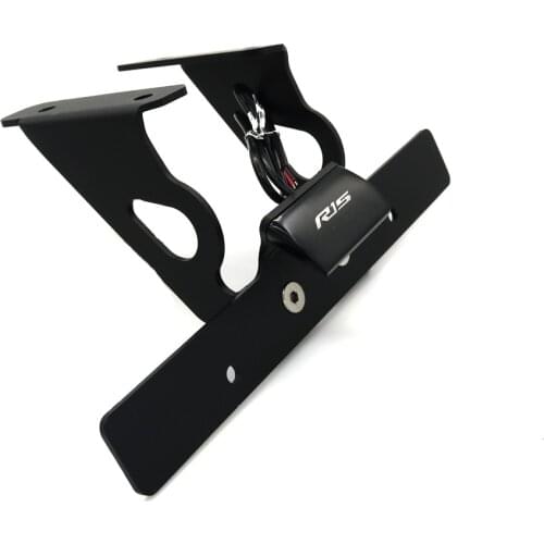 For YAMAHA YZF R15 V3 YZFR15 YZFR15V3 17-20 Tail Tidy Fender Registration License Plate Holder R15V3 Frame LED Light