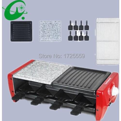 0-260 degree adjust electric grill, 3-8persons using BBQ, Smokeless mini home grill uesd for several products