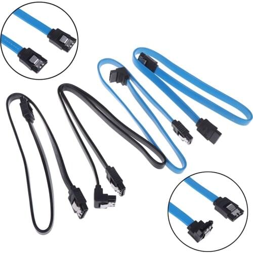 Computer Cables & Connectors SATA 3.0 III SATA3 6Gb / s SSD Hard Drive Data Direct / Right Angle Cable