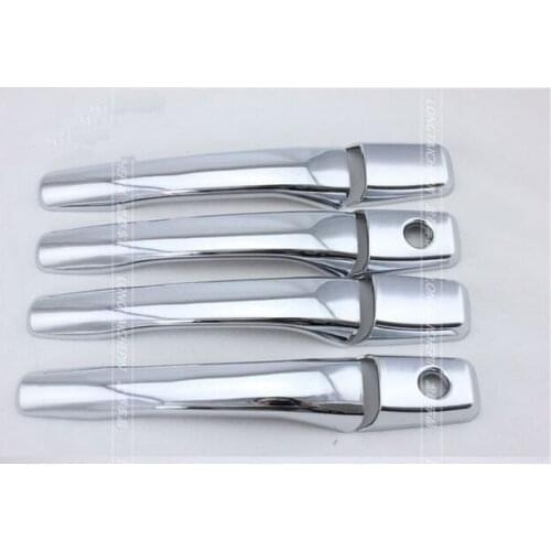 New ABS Chrome Door Handle Cover For Mitsubishi Lancer Mirage Evolution 7 8 9 2002 2003 2004 2005 2006 Free Drop Shipping