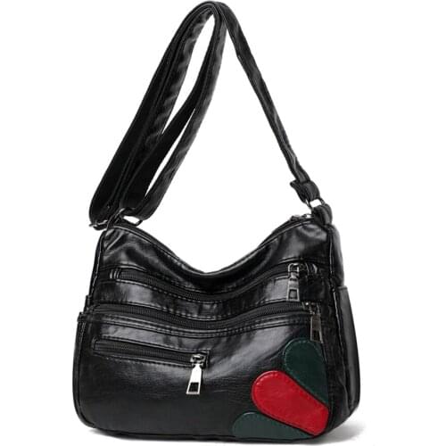 Fashion Soft Pu Leather Handbags Shoulder Bags for Women 2021 New Luxury Handbags Women Bag Designer Multi-Pocket Crossbody Bags