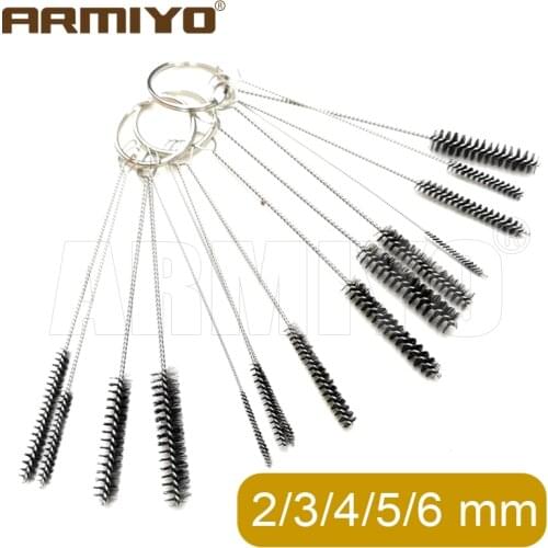 Armiyo 2/3/4/5/6 mm Nylon Brush Practical Multi-Functional Tools Spray Airbrushes Drink Straws Paint Spray Gun Nozzles Cleaning