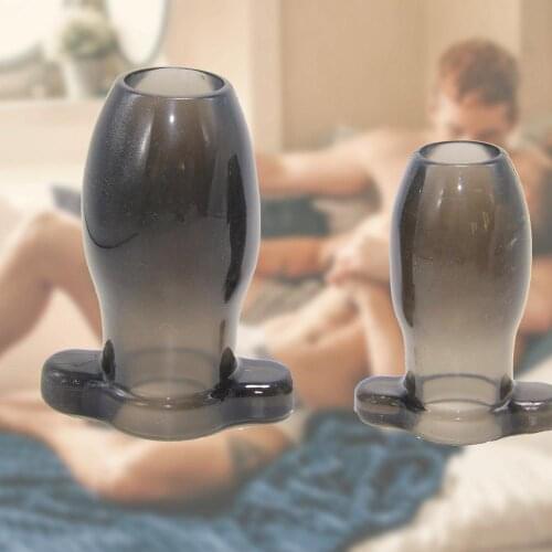 New Hollow Anal Plug Dildo Butt Plug Douche Enema Anal Dilator Sex Toys for Men Woman Gay Prostate Massager Vaginal Sex Product