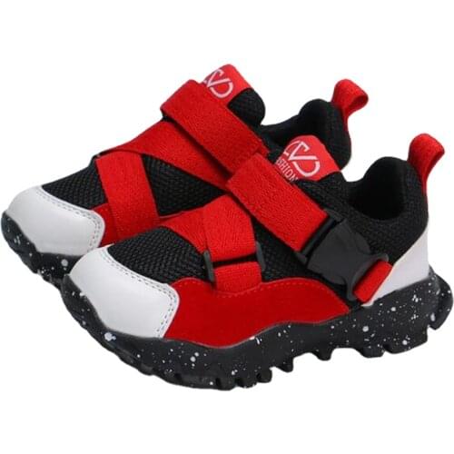 2021 spring and autumn new boys' shoes mesh breathable boys' sports shoes fashion color matching students' girls' casual shoes