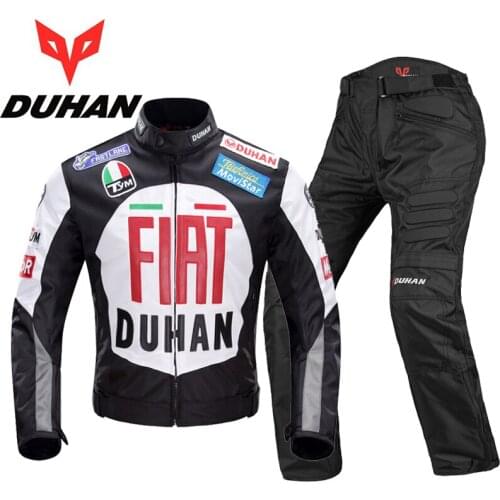 DUHAN motorcycle jacket Jackets and Pants 7 body protectors size M-3XL