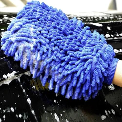 Car Wash Gloves Cleaning Sponge Towel Ultrafine Fiber for Mercedes Benz A180 A200 A260 W203 W210 W211 AMG W204 C E S CLS CLK CLA