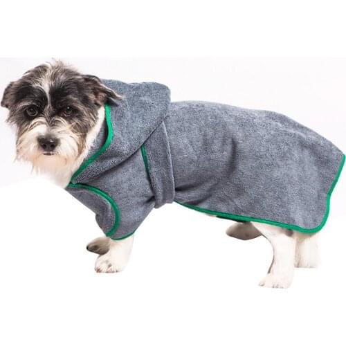 Pet Dog Towel Dog Bathrobe Soft Super Absorbent Microfiber Dog Cat Bath Towels Quick Drying Towel For Medium Small Dogs Cats