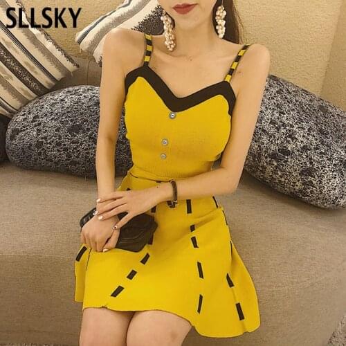 Летние трикотажные платья SLLSKY China At AliExpress