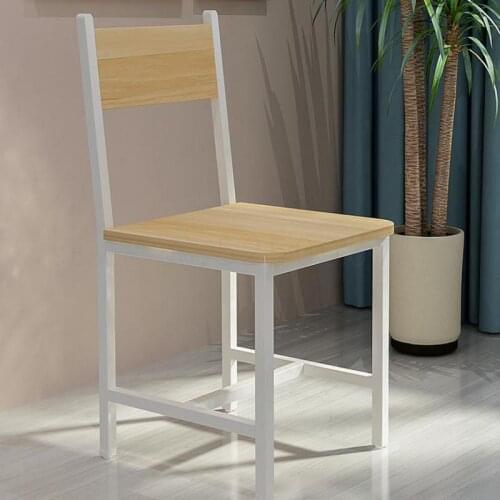 Contemporary And Contracted Simple Wooden Chair Back Home Hotel Hotel Cafe Fast-food Restaurant Dining Chair Assembly