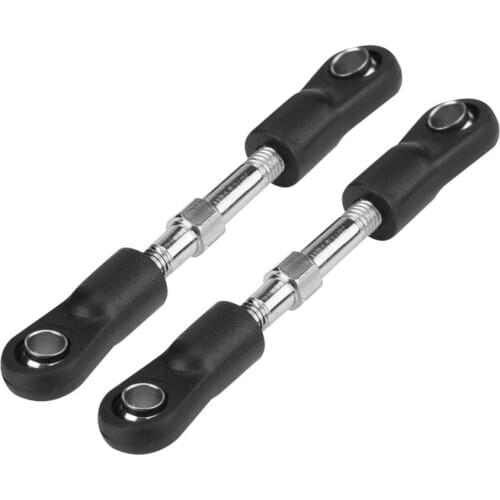 2pcs/set RC Steering Rod Remote Control Car Steering Rod Servo Link Turnbuckle Linkage Accessory for ZD 1:16 Model Car Parts