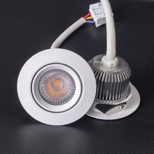 40pcs 6W Driverless White Ceiling Lamps Indoor Home Hotel Non-Driver AC230V IP44 Platfond Recessed Dimmable HV COB Spotlight