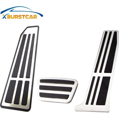 Xburstcar Auto for Toyota Rav4 Rav 4 2019 - 2021 Stainless Steel Car Pedals Gas Brake Pedal Protection Cover Rest Dead Sticker