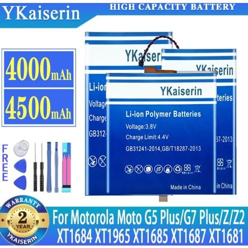 YKaiserin Motorola Moto Z3 Batteries