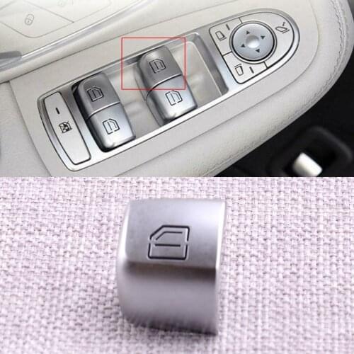 Front Left Car Window Master Switch Repair Button Cover Cap Fit For Mercedes-Benz C Class W205 GLC W253 2015-2017 2018 2019 2020