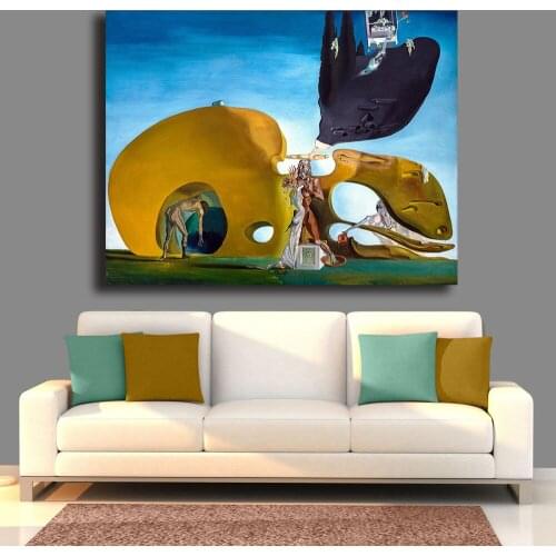 Salvador Dali Birth of Liquid Desires Canvas Painting For Living Room Home Decoration Oil Painting On Canvas Wall Painting
