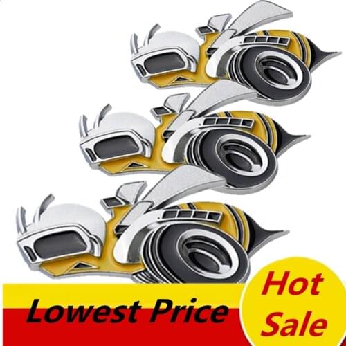 1pair Metal Super Bee Car Fender Side Badge Stickers and decal For dodge challenger accessories Hemi SRT Car Accesories Exterior