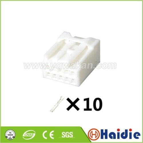 2sets 10pin auto plastic wiring cable harness unsealed connector 7283-5831