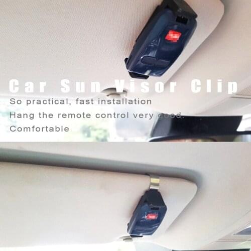 Car Sun Visor Clip Holder Mount Stand 47-68mm for Garage Door remote control car accessories