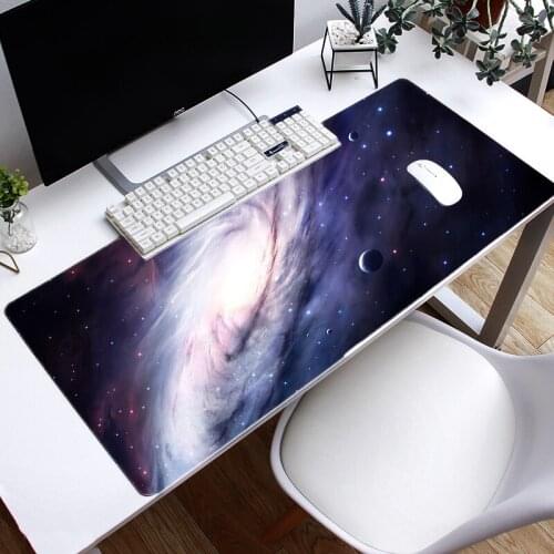 Space Theme Large Size Abstract Pattern Mouse Pad Extended Non Slip Mouse Pad Gaming MousePad Office Decoration Home MousePad