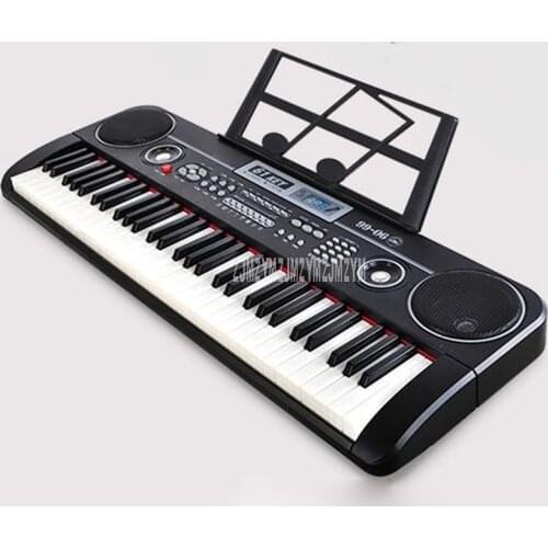 Kids 61 Keys Multi-functional Electrical Keyboard Piano Toy with Microphone Musical Instrument Developmental Educational Toy