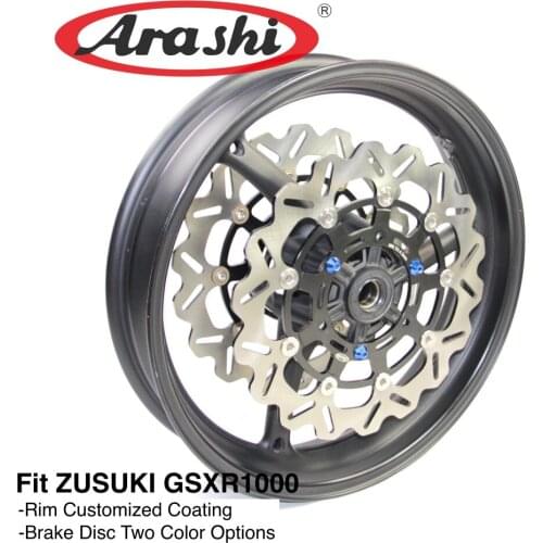 Arashi GSXR1000 09-16 Front Wheel Rim Brake Disc Rotor Disc For SUZUKI GSX-R1000 GSXR 1000 2009-2016 2015 2014 2013 2012 2011