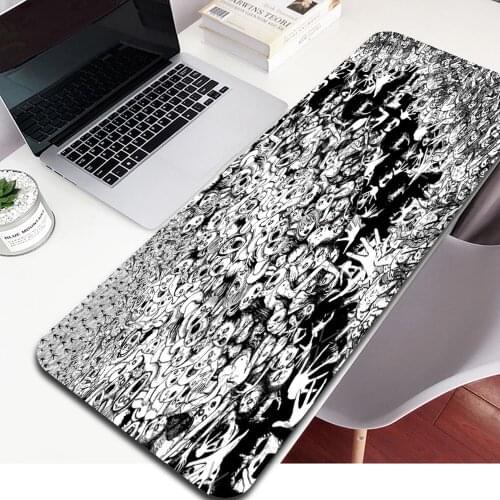 Junji Ito Laptop Gaming Mice Mousepad Free Shipping Large Mouse Pad Keyboards Mat Anime Mouse Pad Pc Gamer 40X70cm Mouse Pads