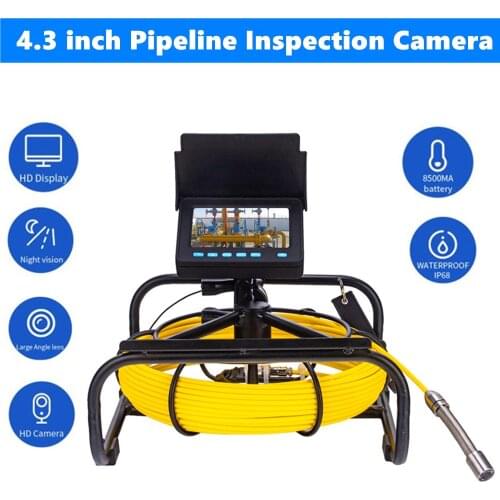 Eyoyo WP9604B Pipeline Endoscope Inspection Camera 30M Underwater Industrial Pipe Sewer Drain Wall Video Plumbing System DVR Cam