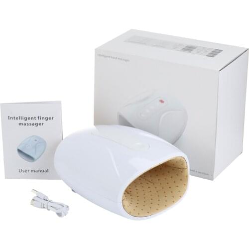 Heated Hand Massager Pressotherapy Palm Massage Device Air Compression Finger Massager Apparatus Heat Compression Electric