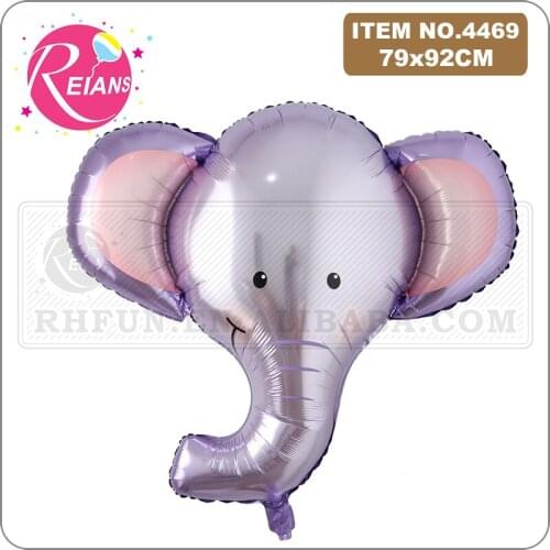 New Giant Animal Elephant Head Aluminum Foil Balloon Children Toy baby shower Birthday Party Wedding Decoration Balloon globos