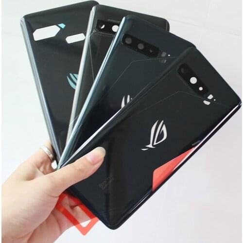Original For Asus ROG phone ZS600KL Z01QD/2 ZS660KL/3 ZS661KL/III ZS661KS Strix Back Battery Cover Door Rear Glass Housing Case