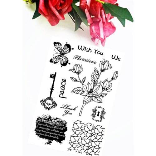 11x16CM Easter elf transparent seal clear stamps silicone seal roller stamps DIY scrapbook album / card production