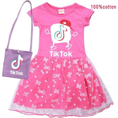 Платья для девочек Tik Tok China At AliExpress