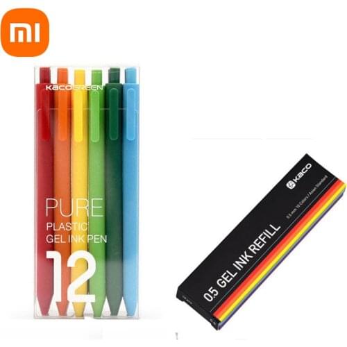 Youpin KACO Colorful Sign Pen 12 Colors 0.5mm Refill ABS Plastic Write Length 400m