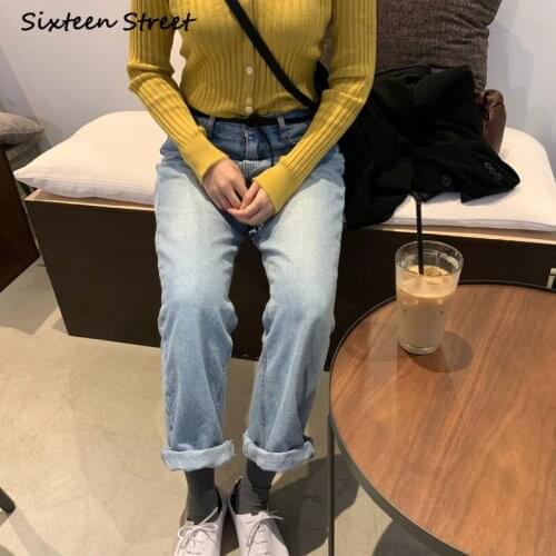 Baggy Jeans Women High Waist Pants Vintage Clothes Y2K Aesthetic Korean Fashion Washed Blue Ladies Denim Streetwear Style 2021