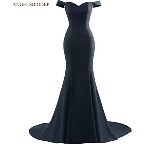 Vintage Mermaid Prom Dresses Robes De Soiree Formal Off-Shoulder Court Train Celebrity Formal Party Gowns HOT