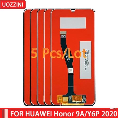 5Pcs 6.3 Inch For Huawei Honor 9A/ Y6P 2020 LCD Display Touch Screen Digitizer Assembly LCD Display Replacement parts
