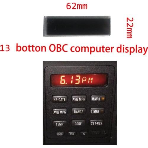 Car LCD Repair Display for BMW E28 E30 13 Button OBC Bordcomputer BC1 OBC2 computer screen 325i 325e 325is 325ic 528e 535i