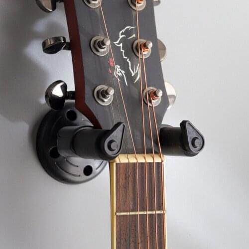 1 Pcs Guitar Hanger Hook Holder Wall Mount Stand Rack Bracket Display Guitar Bass Screws Accessories