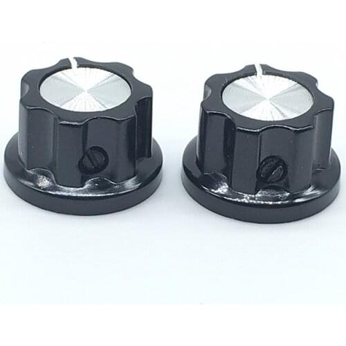 5pcs Potentiometer Knob Kit for Hole 6mm Diamter MF-A02 Rotary Switch Knobs Caps 23x14mm