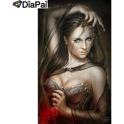 DIAPAI 5D DIY Diamond Painting 100% Full Square/Round Drill "Beauty character" Diamond Embroidery Cross Stitch 3D Decor A23607