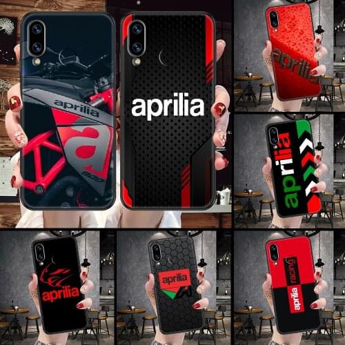 Aprilia Racing Italy Motorcycle Phone Case For Huawei Honor 6A 7A 7C 8A 8X 8 9 9X 10 10i 20 Lite Pro black fashion prime pretty